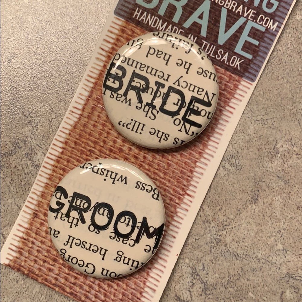🌟HP!🌟 Bride & Groom Buttons